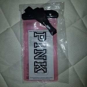 PINK Water Resistant Phone Pouch